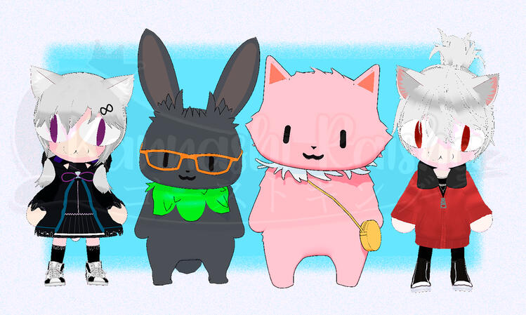 3D Chibis, Neco Arc and Furritos Chibi